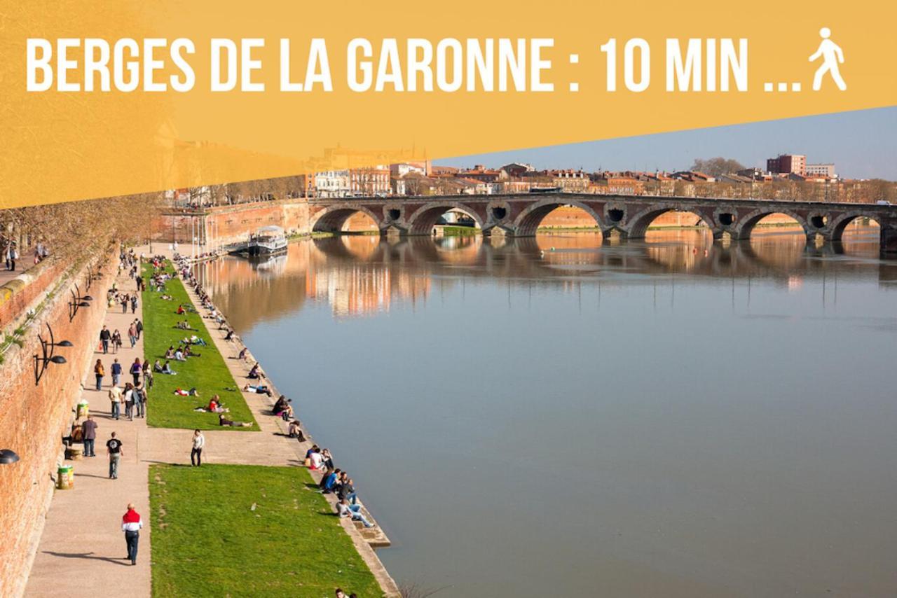 Appartement Cosy Tout Confort - Climatisation, Balcon, Wifi - Proche Airbus, Purpan, Aeroport, Stade Ernest Wallon 툴루즈 외부 사진